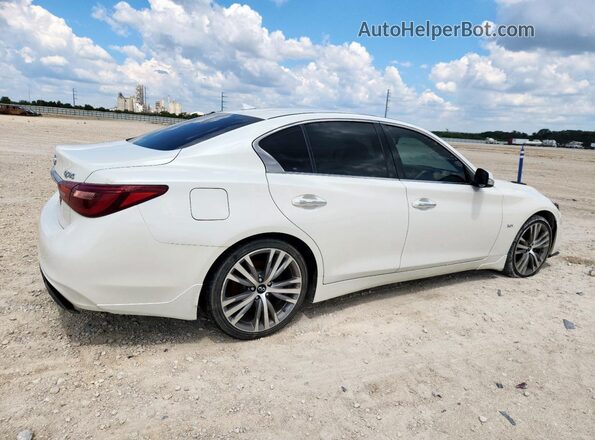 JN1EV7AR5JM436823 2018 INFINITI Q50 White Передня права чверть