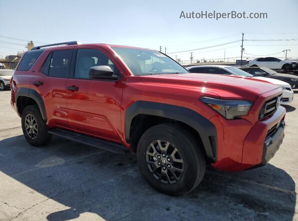 JTEVA5BR4S5016120 2025 TOYOTA 4RUNNER Красный Вид спереди