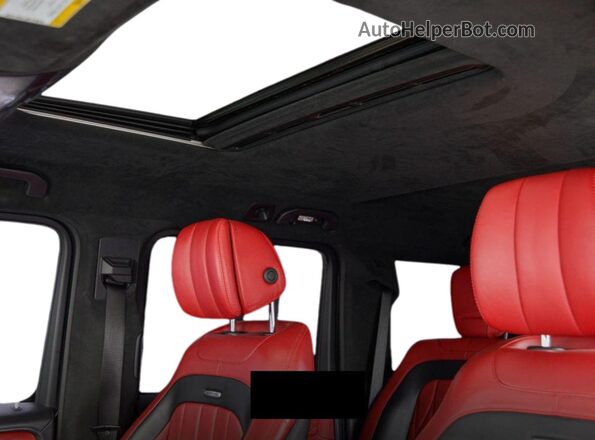 W1NYC7HJ8MX395XXX 2021 MERCEDES-BENZ G-CLASS Black Widok wnętrza z tyłu