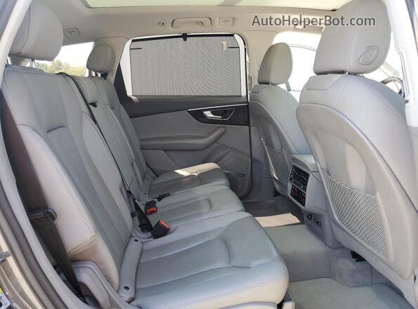 WA1VXAF75LD003401 2020 AUDI Q7 Charcoal Вид підкапотного простору