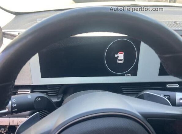 KM8KN4AE5NU082069 2022 HYUNDAI IONIQ Gray ხელსაწყოთა პანელის ხედი