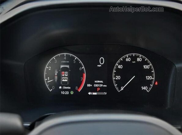 2HKRS3H42SH319934 2025 HONDA CRV Серебряный Вид щитка приборов