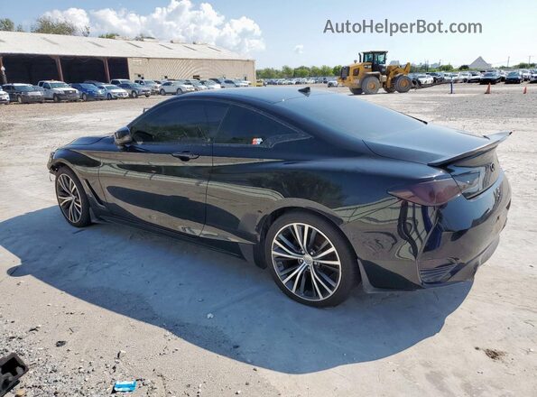 JN1CV7EK2JM200120 2018 INFINITI Q60 Black Задня права чверть