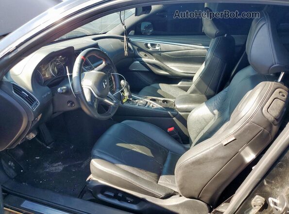 JN1CV7EK2JM200120 2018 INFINITI Q60 Black Вид панелі приладів