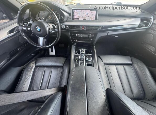 5UXKU2C50J0Z61424 2018 BMW X6 Black Rear seats view