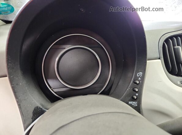 3C3CFFKH9JT465175 2018 FIAT 500 Белый Вид щитка приборов