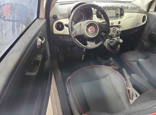 3C3CFFKH9JT465175 2018 FIAT 500 Белый Вид панели приборов