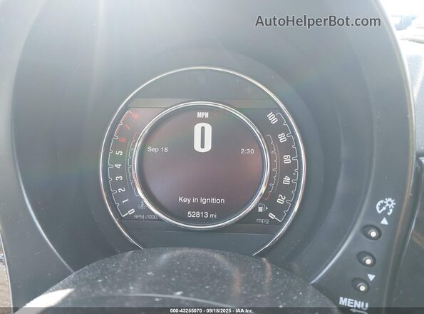 3C3CFFLR3HT621230 2017 FIAT 500C Black Widok tylnych siedzeń
