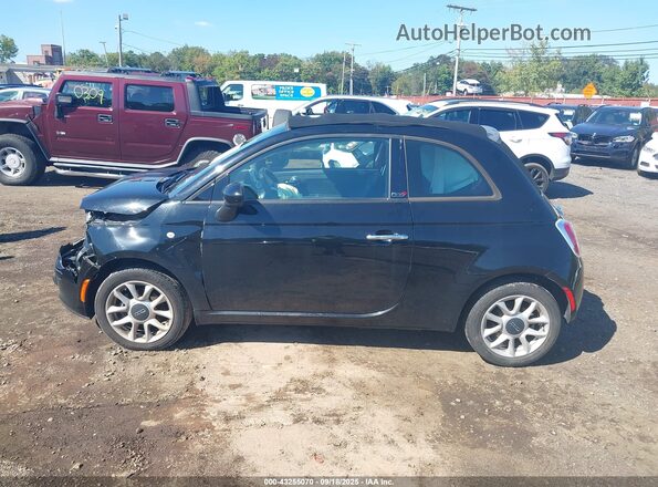 3C3CFFLR3HT621230 2017 FIAT 500C Black Widok wnętrza 360 stopni