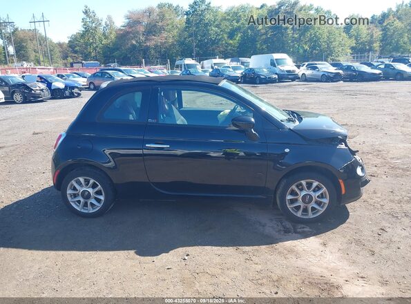 3C3CFFLR3HT621230 2017 FIAT 500C Black Widok wnętrza z tyłu
