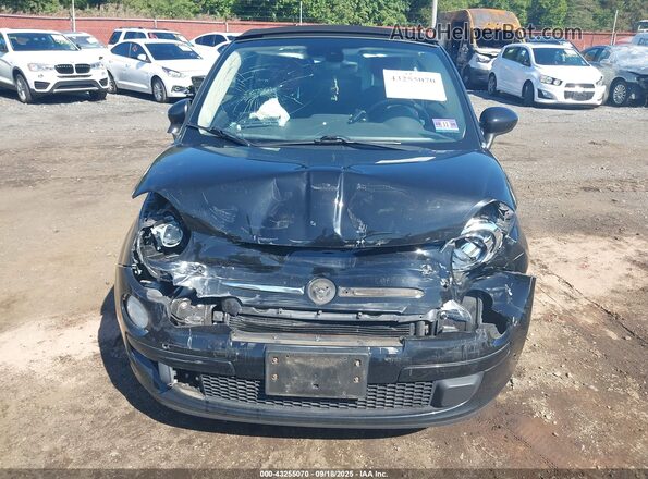 3C3CFFLR3HT621230 2017 FIAT 500C Black Widok zestawu wskaźników