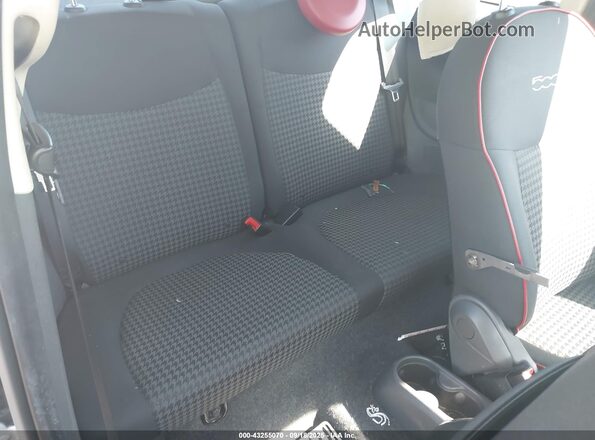 3C3CFFLR3HT621230 2017 FIAT 500C Black Widok naklejki z numerem VIN