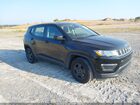 2020 Jeep Compass Sport Fwd Black vin: 3C4NJCAB7LT230467