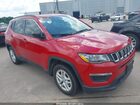 2020 Jeep Compass Sport Fwd Red vin: 3C4NJCAB9LT250378