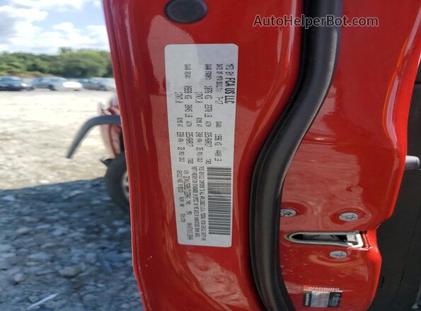 3C4NJCBB9JT122041 2018 JEEP COMPASS Red Widok naklejki z numerem VIN