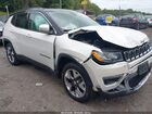 2020 Jeep Compass Limited Fwd White vin: 3C4NJCCB5LT139985