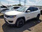 2019 Jeep Compass Latitude White vin: 3C4NJDBB4KT690639