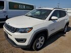 2020 Jeep Compass Latitude White vin: 3C4NJDBB5LT105021