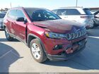 2022 Jeep Compass Latitude 4x4 Maroon vin: 3C4NJDBB5NT215991