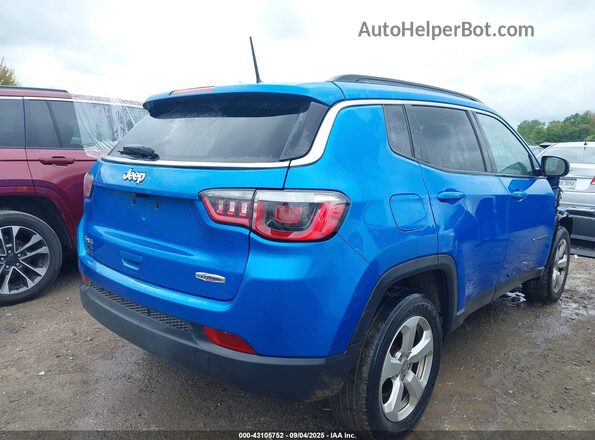3C4NJDBB6JT479473 2018 JEEP COMPASS Blue Trasero derecho