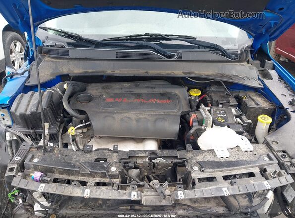 3C4NJDBB6JT479473 2018 JEEP COMPASS Blue Vista trasera