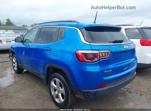 3C4NJDBB6JT479473 2018 JEEP COMPASS Blue Trasero izquierdo