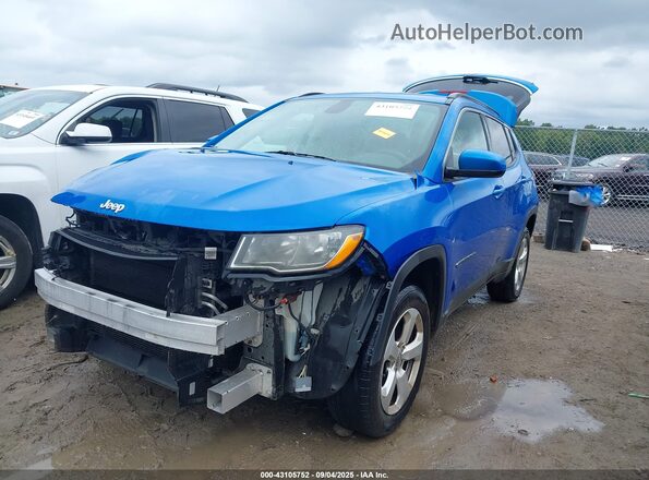 3C4NJDBB6JT479473 2018 JEEP COMPASS Blue Vista tres cuartos delantera izquierda