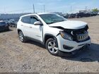 2021 Jeep Compass Latitude 4x4 White vin: 3C4NJDBB6MT557478