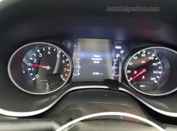 3C4NJDCB0JT401348 2018 JEEP COMPASS Black Instrument cluster view