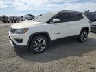 2019 Jeep Compass Limited White vin: 3C4NJDCB2KT653667