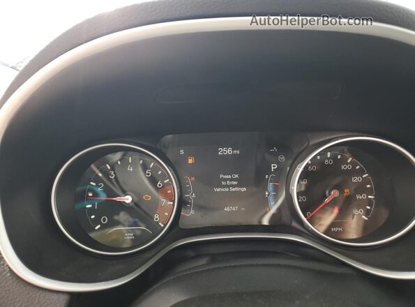 3C4NJDCB5JT178935 2018 JEEP COMPASS Blue Vista del cuadro de instrumentos