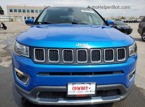 3C4NJDCB5JT178935 2018 JEEP COMPASS Blue Vista frontal