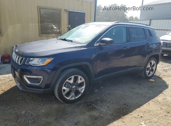 3C4NJDCB5MT595122 2021 JEEP COMPASS Синий Передняя левая четверть