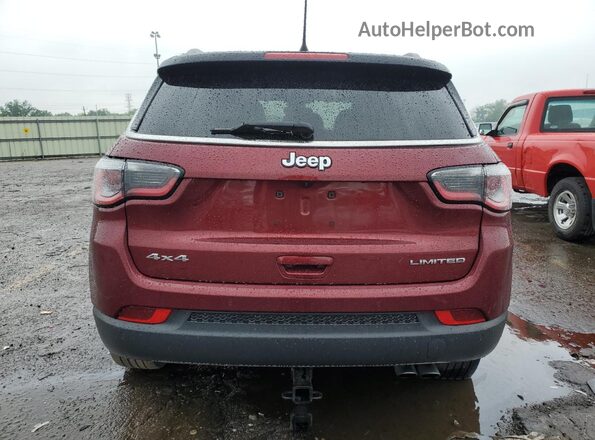 3C4NJDCB8MT520642 2021 JEEP COMPASS Burgundy Widok z tyłu