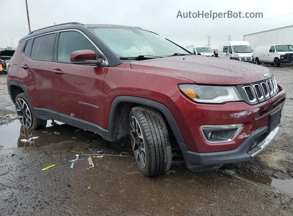 3C4NJDCB8MT520642 2021 JEEP COMPASS Burgundy Przód prawy