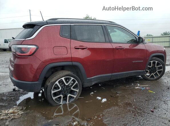 3C4NJDCB8MT520642 2021 JEEP COMPASS Burgundy Tył prawy