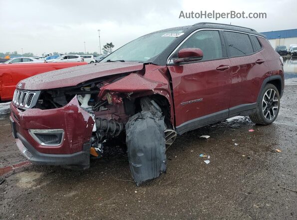 3C4NJDCB8MT520642 2021 JEEP COMPASS Burgundy Przód lewy