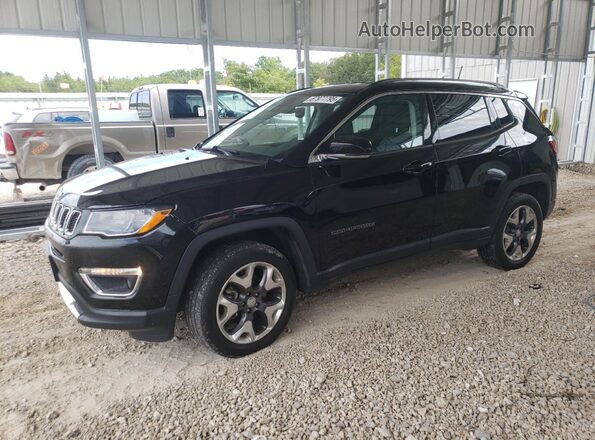 3C4NJDCBXMT599196 2021 JEEP COMPASS Black Առջևի ձախ երեք քառորդ տեսարան