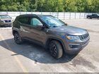 2021 Jeep Compass Trailhawk 4x4 Gray vin: 3C4NJDDB5MT556478