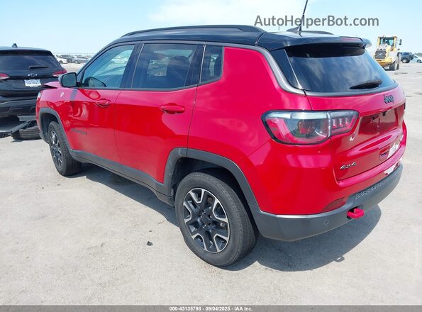 3C4NJDDB8MT511759 2021 JEEP COMPASS Red უკანა მარცხენა