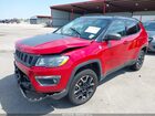 2021 Jeep Compass Trailhawk 4x4 Red vin: 3C4NJDDB8MT511759