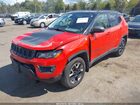 2017 Jeep New Compass Trailhawk 4x4 Orange vin: 3C4NJDDB9HT664771