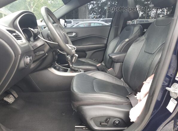 3C4NJDEBXMT583142 2021 JEEP COMPASS Blue Widok wnętrza z przodu