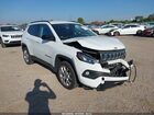 2022 Jeep Compass Latitude Lux 4x4 White vin: 3C4NJDFB8NT219172