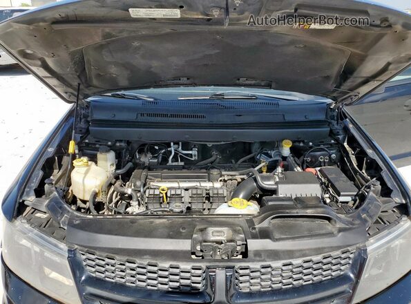 3C4PDCAB1JT196331 2018 DODGE JOURNEY Black ძრავის განყოფილების ხედი