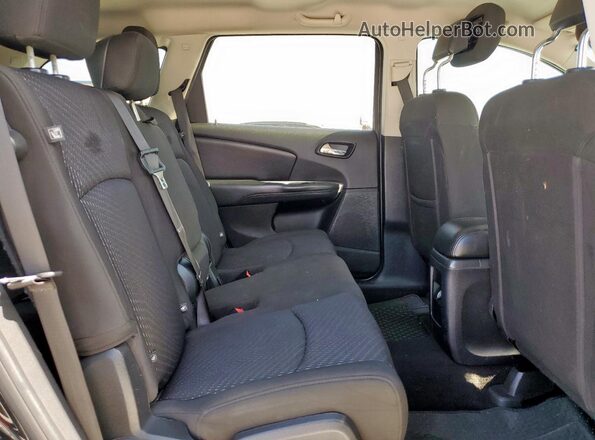 3C4PDCAB1JT196331 2018 DODGE JOURNEY Black უკანა სალონის ხედი