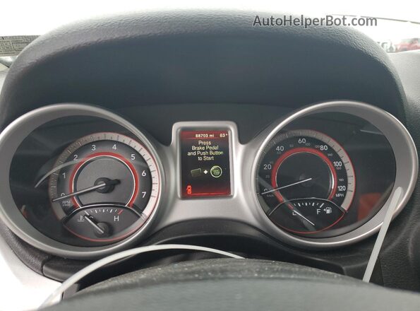 3C4PDCAB3JT445907 2018 DODGE JOURNEY White ხელსაწყოთა პანელის ხედი