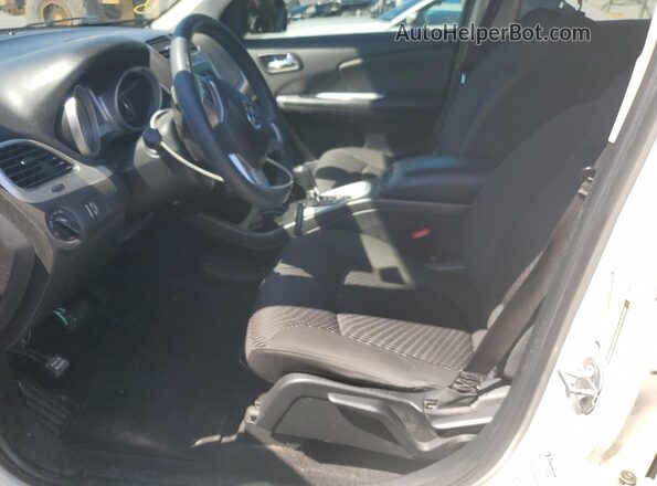 3C4PDCAB3JT445907 2018 DODGE JOURNEY White წინა სალონის ხედი