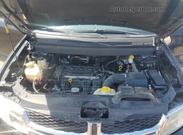 3C4PDCAB6JT294481 2018 DODGE JOURNEY Black Vista del compartimento del motor