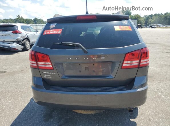 3C4PDCAB6JT296084 2018 DODGE JOURNEY Gray Rear view